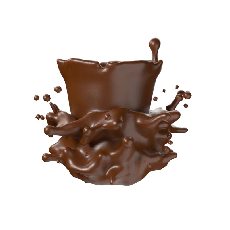 Chocolate Splash v16 3D Model .c4d .max .obj .3ds .fbx .stl .blend 