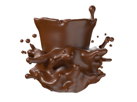 Chocolate Splash v16 3D Модель