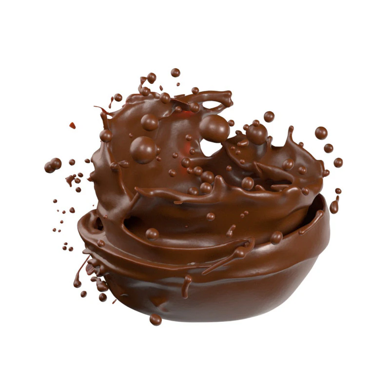Chocolate Splash v17 3D Model .c4d .max .obj .3ds .fbx .stl .blend