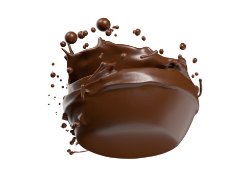 Chocolate Splash v17 Modelo 3D