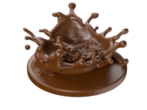 Chocolate Splash v18 3D 模型
