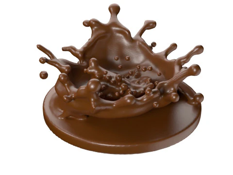 Chocolate Splash v18 3D Model