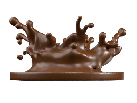 Chocolate Splash v18 3D 模型