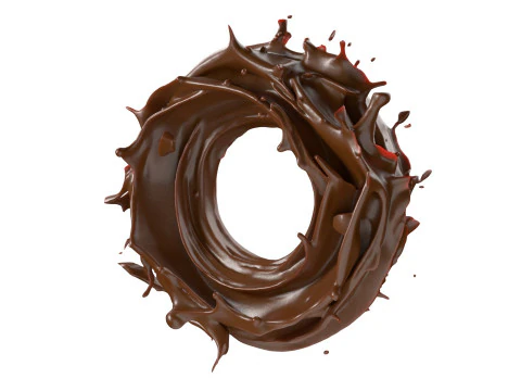 Chocolate Splash v19 3D Model