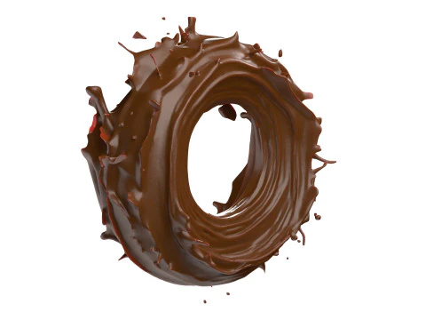 Chocolate Splash v19 3D Model