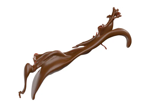 Chocolate Splash v20 3D Model