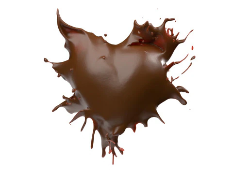 Chocolate Splash v21 3D Model