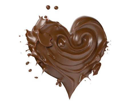 Chocolate Splash v22 3D Model