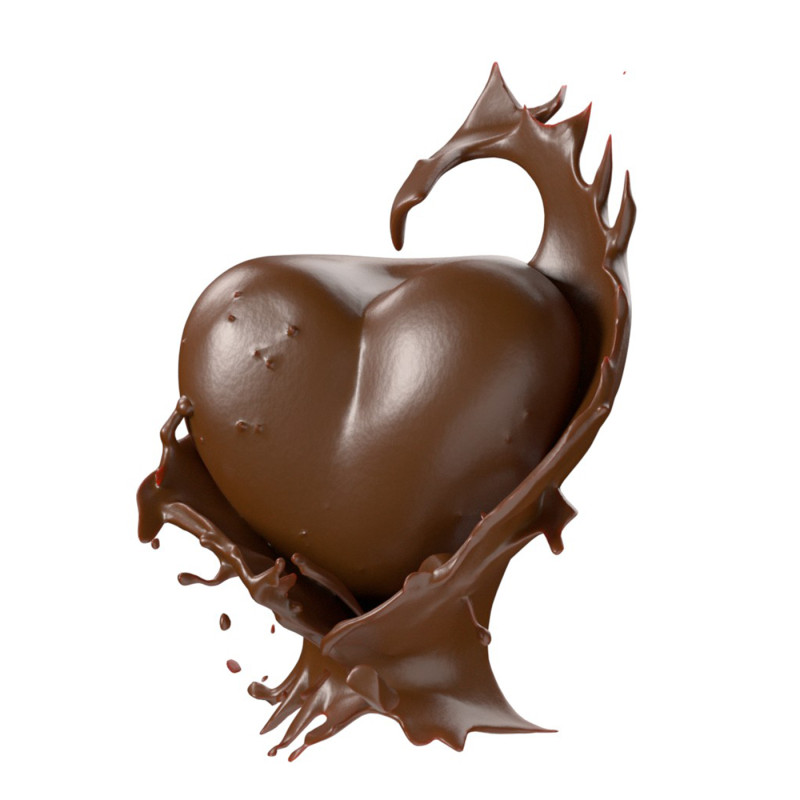 Chocolate Splash v23 3D Model .c4d .max .obj .3ds .fbx .stl .blend 