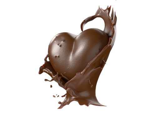 Chocolate Splash v23 3D Model