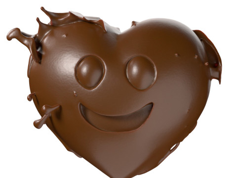 Chocolate Splash v24 3D Модель