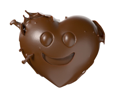 Chocolate Splash v24 3D Model