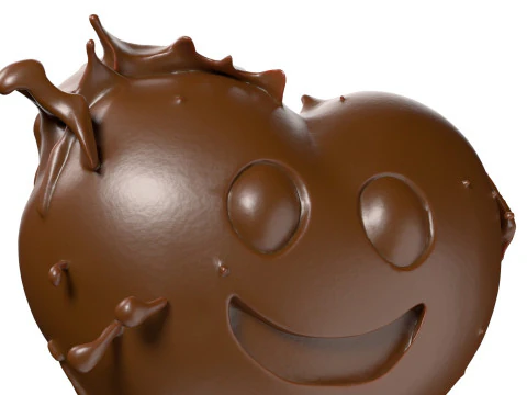 Chocolate Splash v24 3D Model