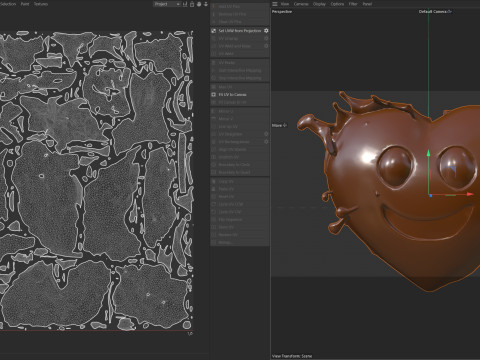 Chocolate Splash v24 3D Model