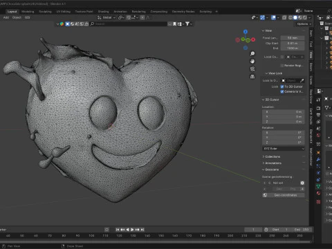 Chocolate Splash v24 3D Model
