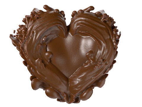Chocolate Splash v25 3Dモデル