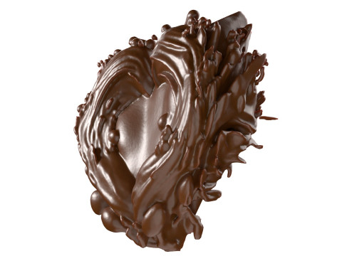 Chocolate Splash v25 3Dモデル