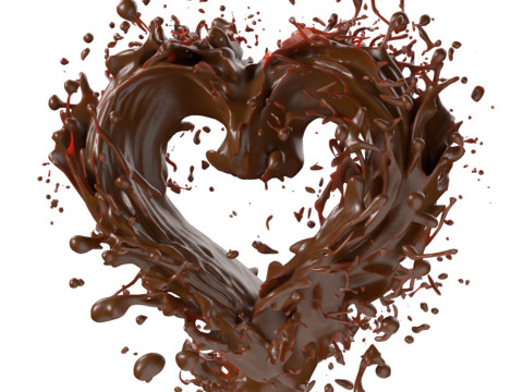Chocolate Splash v26 3D Модель