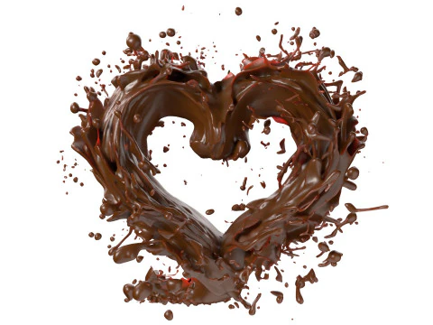 Chocolate Splash v26 3D Model