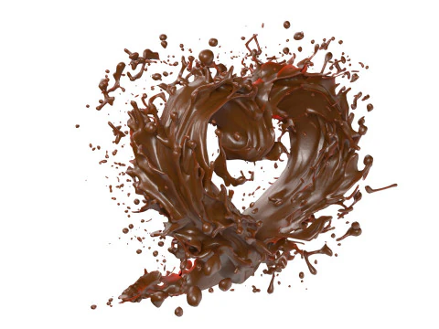 Chocolate Splash v26 3D Model