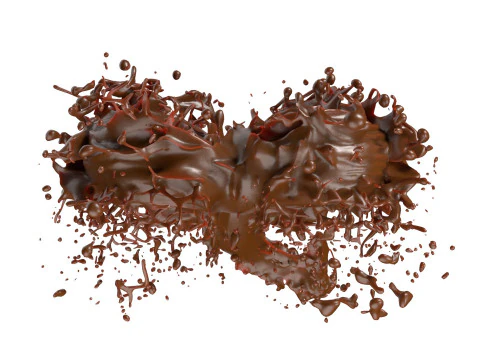 Chocolate Splash v26 3D Model