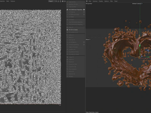 Chocolate Splash v26 3D Model