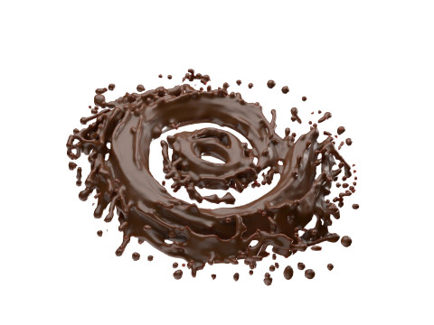 Chocolate Splash v27 3D Model