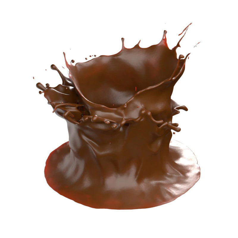 Chocolate Splash v28 3D Model .c4d .max .obj .3ds .fbx .stl .blend 