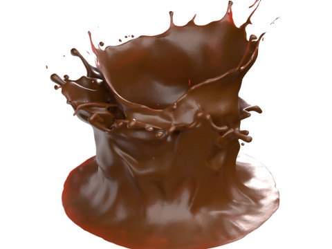 Chocolate Splash v28 3D Модель