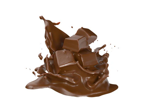 Chocolate Splash v29 3D Model