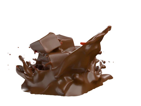 Chocolate Splash v29 3D Model