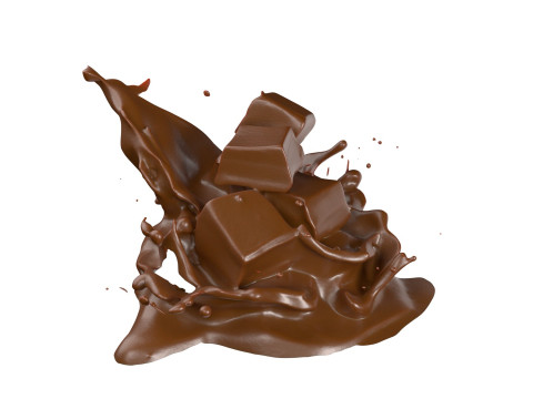 Chocolate Splash v29 3D Модель