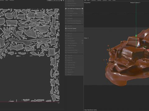 Chocolate Splash v29 3D Модель