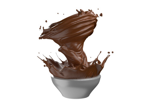 Chocolate Splash v31 3D Model
