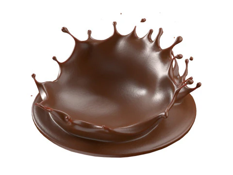 Chooclate Splash Collection 3D Model