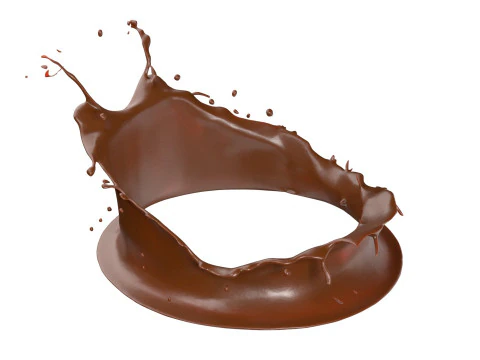 Chooclate Splash Collection 3D Model