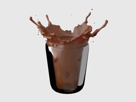 Chooclate Splash Collection 3D Model