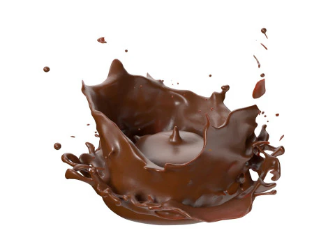 Chooclate Splash Collection 3D Model