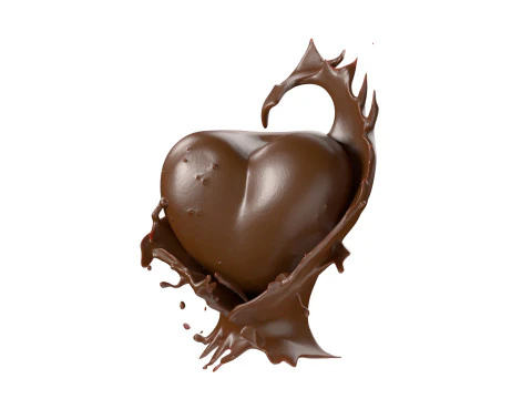 Chooclate Splash Collection 3D Model