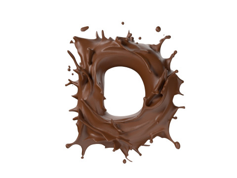 Chocolate splash A to Z callection 3D Model