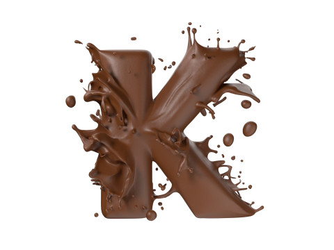 Chocolate splash A to Z callection 3D Model