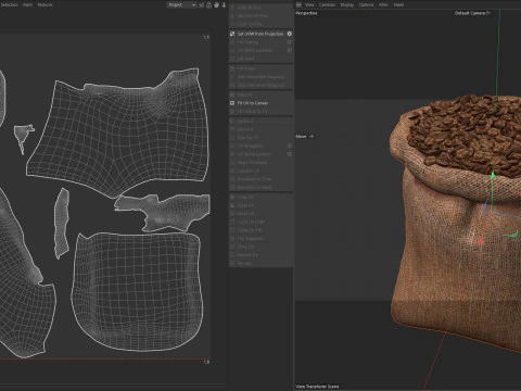 Coffee sack 3D Model