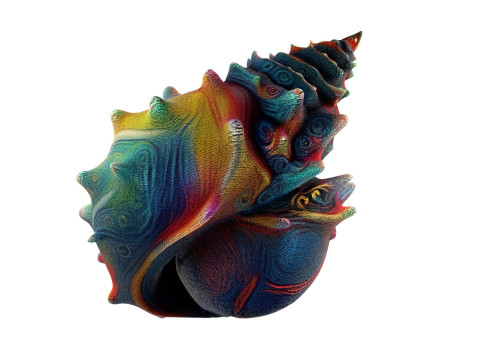 Conch shell v9 3D Model