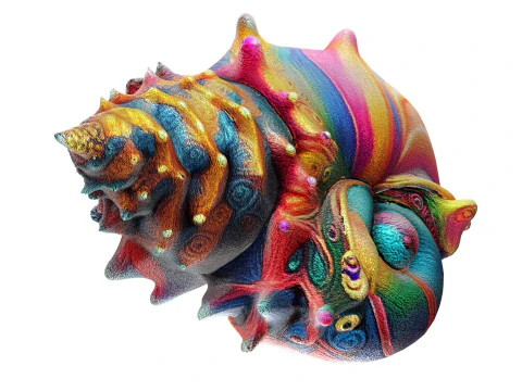 Coquille de conque v9 Modèle 3D