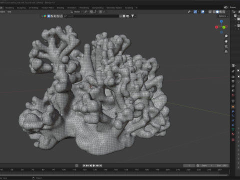 Coral reef v2 Modèle 3D