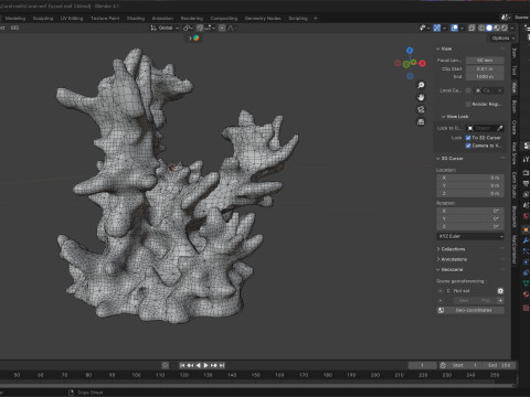 Coral reef v3 3D Model