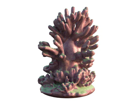 Coral reef v4 3D Model