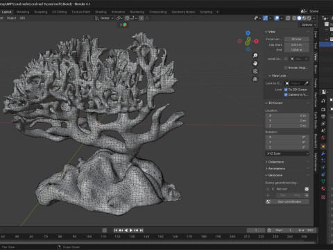 Coral reef v6 3D Model