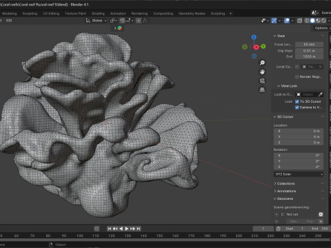 Coral reef v9 3D Model