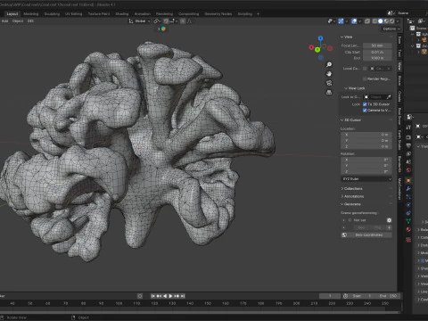 Coral reef v10 3D Model